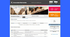 Desktop Screenshot of empleos.maimonides.edu