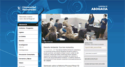 Desktop Screenshot of abogacia.maimonides.edu
