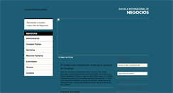 Desktop Screenshot of negocios.maimonides.edu